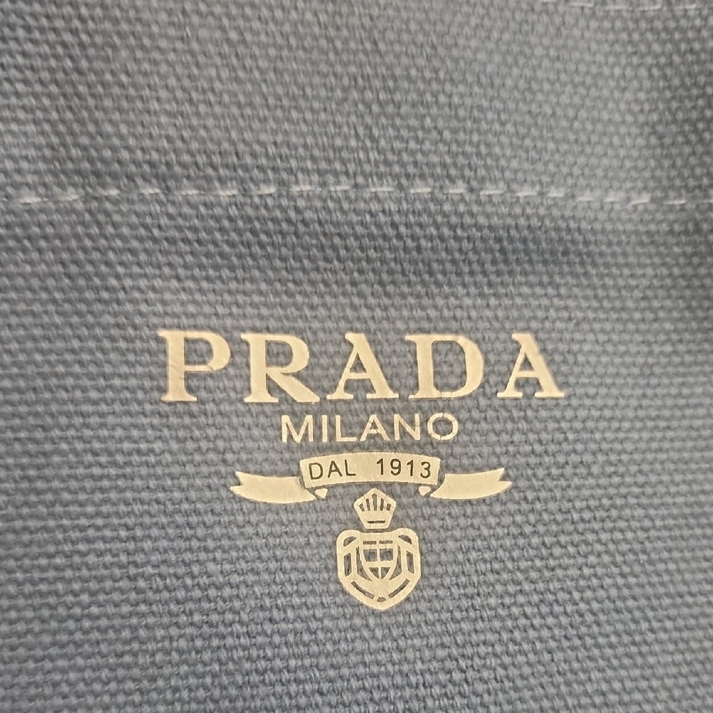 Prada Navy Canvas Handbag - Picture 11 of 11